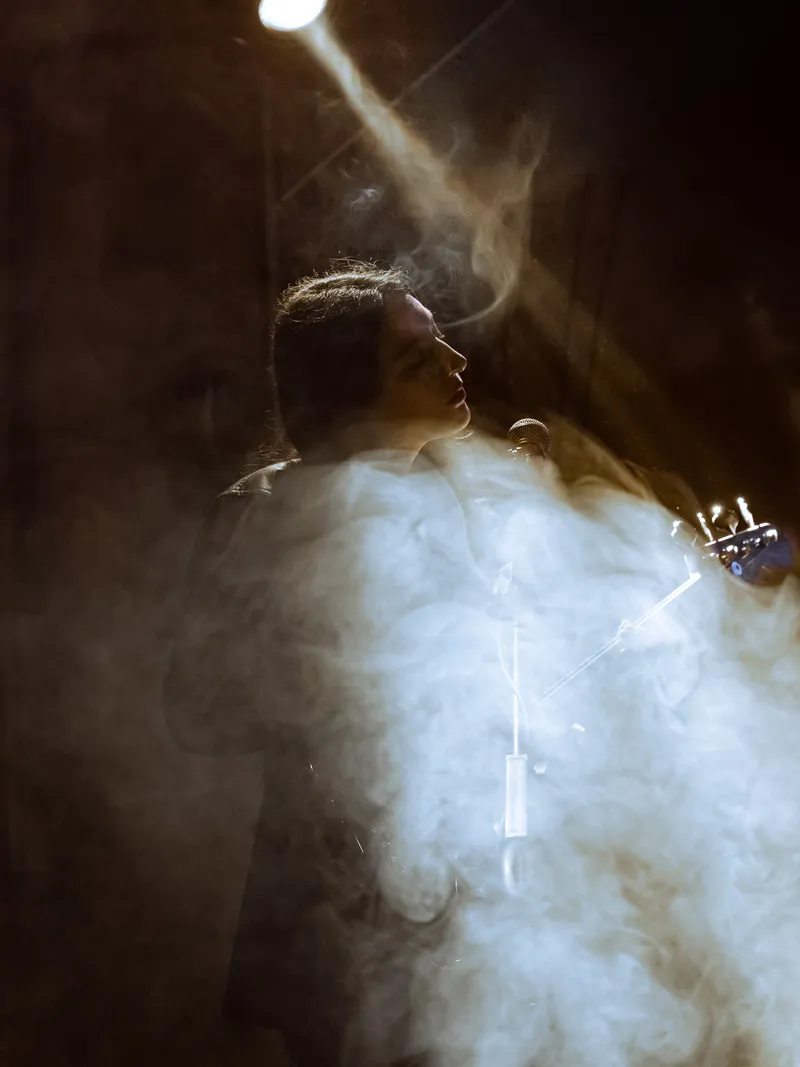 Fotografía en vivo de Noctilunio en recital